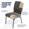 Flash Furniture Advantage Charcoal Gray Church Chair 18.5" Wide PCHT185-111 - alternate 10
