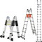 Wrightmaster 20 ft. Reach Aluminum Multi-Position Ladder with Wheels and Balance Bar, 330 lbs. Load Capacity ZROGJT2.5m-1 - alternate 1