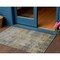 Homeroots 3' X 5' Pewter And Wheat Abstract Washable Indoor Outdoor Area Rug 616244 - alternate 1