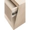 Homeroots 24" Natural Solid Wood Ribbed Texture One Drawer Nightstand 569602 - alternate 17