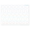 Ashley Productions Smart Poly PosterMat Pals Space Savers, 13'' x 9-1/2'', Prewriting Tracing, 10PK 97017 - alternate 2