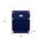 Homeroots 24" Dark Blue Wood Block End Table With Drawer And Shelf 544094 - alternate 9