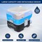 Serenelife 4 Gal Portable Camping Toilet For Adults, 100+ Flushes, Porta Potty Camp Toilet with Phone Holder SLCATL220 - alternate 5
