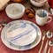 Elama Fine Marble 16 Piece Stoneware Dinnerware Set in Blue and White EL-MBLUE - alternate 10
