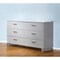 Homeroots 63" White Six Drawer Double Dresser 490463 - alternate 5