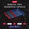 Bakken- Swiss BAKKEN Kitchen Nonstick Cookie Sheets, Set of 3, S/M/L, PFOA-Free, Oven Safe, 450 DegF, Blue BKDD3P66 - alternate 8