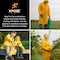 Xpose Safety Heavy Duty Yellow Raincoat, 48in, PVC .35mm, Waterproof, Detachable Hood, Medium YRC-M-X - alternate 4