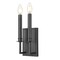 Z-Lite Orson Matte Black 1 Light Wall Sconce 4503-2S-MB - alternate 1