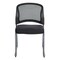 Office Star Products ProGrid Titanium & Black Visitors Chair, Sled Base, Freeflex Coal 86725R-30 - alternate 6