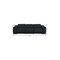 Homeroots 107" Black Italian Leather Reclining Metal USB Sofa 720285 - alternate 10