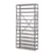 Pucel Bin Shelving Rack, 36 in W x 24 in D x 73 in H, 6 Shelves, 10 Bins, Black BR-2436-6-10 - alternate 1