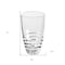 Homeroots Set of Four Clear Swirl Acrylic Highball Glasses 521172 - alternate 9