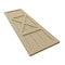 Ekena Millwork True Fit PVC Center X-Board Farmhouse Fixed Mount Shutters, Natural Twine , 12W x 42H, PR TFP107FH12X042NT - alternate 13