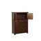 Homeroots 18" X 38" X 54" Cherry Oak Wood Chest 347158 - alternate 8