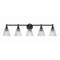 Z-Lite Auden Matte Black 5 Light Vanity 7704-5V-MB - alternate 1