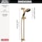 Delta Premium 3-Setting Slide Bar Hand Shower 57014-CZ - alternate 7