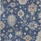 Homeroots 8' X 10' Navy Blue Beige And Gray Floral Washable Indoor Outdoor Area Rug 606167 - alternate 9
