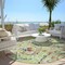 Homeroots 8' Artichoke Green And Pink Round Paisley Washable Indoor Outdoor Area Rug 588590 - alternate 8
