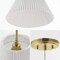 Jonathan Y Alden 14.25" 1-Light Classic French Country Iron LED Pendant with Pleated Shade, Brass Gold/White JYL2407A - alternate 11