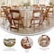 Flash Furniture HERCULES 4 Pk Commercial Chestnut Indoor/Outdoor Lightweight Resin Folding Event Chair w/ Slat Seat 4-LE-L-1-CHSNT-SLAT-GG - alternate 10