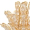 Homeroots 13" Gold and Faux Crystal Pineapple Tabletop Sculpture 354782 - alternate 5
