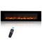 Edendirect 72-in W Black Wall mount LED Flat wall Electric Fireplace with Remote Control Included ZR-WM72 - alternate 1