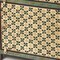 Homeroots 21in Brown And Green And Ivory Standard Accent Cabinet With One Drawer 389763 - alternate 8