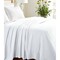 Homeroots King White Cotton Waffle Weave Honeycomb Blanket 527505 - alternate 5