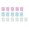 Lockermate By Bostitch Crayon Box with Hinged Lid & Snap Closure, Clear, Purple, & Green Plastic, 16-Pack (Colors May Vary) 24024-16 - alternate 1