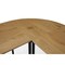 Homeroots 71" Natural and Black Wood and Metal L Shape Writing Desk 543803 - alternate 8