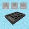 Epe Usa Floating Pool Drink and Food Serving Tray, Foam Material, Designed for Swimming Pools, Hot tubs E07309 - alternate 1