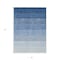 Homeroots 3' X 5' Blue And Gray Ombre Washable Indoor Outdoor Area Rug 595799 - alternate 9