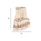 Homeroots 50" X 60" Brown and Ivory Woven Cotton Striped Throw Blanket with Tassels 478666 - alternate 5