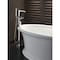 Delta Ara Single Handle Floor Mount Channel Spout Tub Filler Trim with Hand Shower T4768-FL - alternate 7