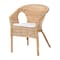 Bali & Pari Abbey Modern Bohemian Natural Rattan Dining Chair 248-14054-ZORO - alternate 1