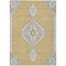 Homeroots 8' X 10' Gold Gray And Ivory Oriental Washable Indoor Outdoor Area Rug 598409 - alternate 9