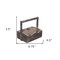 Homeroots 10" Brown Solid Wood Box 488027 - alternate 7