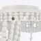 Jonathan Y Allison 10" 2-Light Shabby Chic Farmhouse Wood Beaded/Metal LED Flush Mount, White JYL9074D - alternate 10