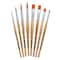 Da Vinci JUNIOR Synthetics Student Brushes, Acrylic & Tempera, Assorted, 8 Brush Set in Bamboo Mat VA-5371_0 - alternate 3