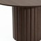 Homeroots 52" Brown Wood Pedestal Base Round Top Dining Table 720648 - alternate 6