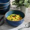 Gibson Home Rockabye 4 Piece 6.1 Inch Melamine Cereal Bowl Set in Blue 136604.04 - alternate 4