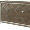 Homeroots 66" Champagne Solid and Manufactured Wood Six Drawer Double Dresser 490468 - alternate 5