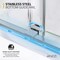 Anzzi Stellar 51 to 54 in. x 76 in. Sliding Frameless Shower Door in Polished Chrome with Tempered Glass SD-FRLS05903CH - alternate 10