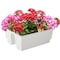 Pure Garden Railing Planter 20.75 in Flower Box w/ Drainage Insert 6-Gallon Outdoor Planter Box 50-LG1463 - alternate 10