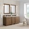 James Martin Vanities Bristol 72" Double Vanity, Saddle Brown, w/ 3 CM Siberian Silestone Top w/FreePower Wireless Charger 157-V72-SBR-FSFR - alternate 9