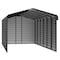 Arrow Storage Products 12 x 29 x 9 ft Charcoal Steel Carport with 3 Wall Kits CPHC122909ECL3 - alternate 1