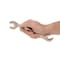 Tekton 22 mm Angle Head Open End Wrench WAE84222 - alternate 7