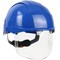 Jsp Type I, Vented Industrial Safety Helmet w/Lightweight ABS Shell, Integrated ANSI Z87.1 Faceshield, 6-P 280-EVSV-50B - alternate 1
