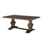 Homeroots 75" Brown Solid Wood Trestle Base Dining Table 565241 - alternate 9