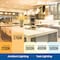 Bulbrite Fiesta 4 Watt Dimmable F15 LED Filament Medium (E26) Base - 2700K (Warm White), 320 Lumens, 4PK 862789 - alternate 5